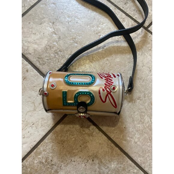 Little‎ Earth License Plate purse with swarovski crystals - Picture 4 of 7